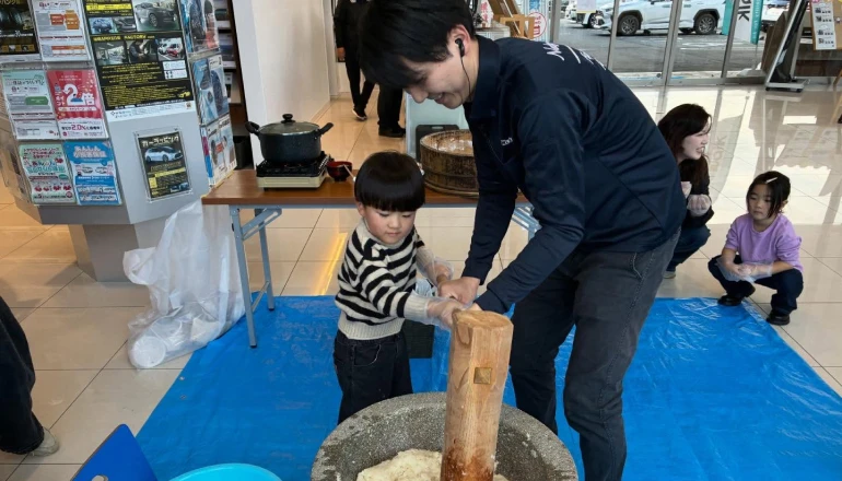お餅つき大会